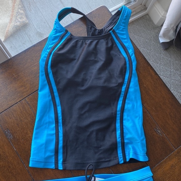 Speedo Black and Blue Bikini Set - Picture 2 of 10